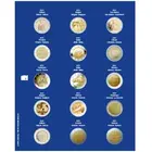 Safe, TOPjeu, Supplement - Monnaies de 2 Euro sans capsules - 2021 feuilles 29 -  Transp/blue feuille préimprimée - dim: 185x230 mm. ■ par pc.