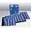 TOPset, Supplement - 2 Euromunten in capsules - 2022 blad 40 - Transp/blauw voordrukblad - afm: 185 x 230 mm.