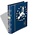 Leuchtturm, Vista Classic, Album (4 Ringe)  2 Euro-Münzen -  Teil 1 - inkl.Schutzkassette - Blau - Abm: 250x280x60 mm. ■ pro Stk.