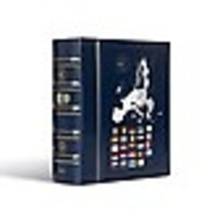 Vista Classic, Album (4 anneaux ) Jeux de pièces en Euro (2023) Avec boite de protection - Bleu - dim: 250 x 280 x 60 mm.