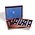 Leuchtturm, Presentation case, Volterra Quatro - for 2 Euro coins (140 pcs.)  Mahogany color - dim: 330x270x70 mm. ■ per pc.