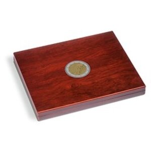Presentation case, Volterra Uno - for Coins - Erasmus, 2 Euro coins in capsules (23 pc.)