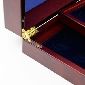 Presentation case, Volterra Quatro - for Euro coin sets in capsules (24 sets)