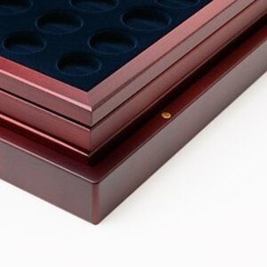 Presentation case, Volterra Quatro - for Euro coin sets in capsules (24 sets)