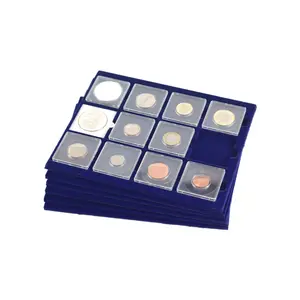 Koffer, Alu - geschikt voor: Capsules 50 x 50 mm. (72 st.) afm: 260 x 155 x 70 mm.