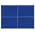 Safe, Tableau, Modèle P - Compartiment dim: 160x113 mm. (4 pcs.)  Bleu royal - dim: 332x235x20 mm. ■ par pc.