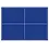 Tableau, Modèle P - Compartiment dim: 160 x 113 mm. (4 pcs.) Bleu royal - dim: 332 x 235 x 20 mm.