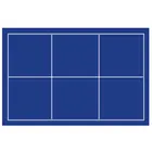 Safe, Tableau, Model P - compartment dim: 115x108 mm. (6 pcs.)  Royal blue - dim: 332x235x20 mm. ■ per pc.