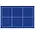 Safe, Tableau, Modèle P - Compartiment dim: 115x108 mm. (6 pcs.)  Bleu royal - dim: 332x235x20 mm. ■ par pc.