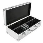Safe, Koffer, Alu - geeignet für:  Slabs-Kapseln 60x85 mm. (50 Stk.)  370x160x110 mm. ■ pro Stk.