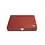 Presentation case, Elegance - for Euro coin sets without capsules (15 sets) Mahogany color - dim: 255 x 210 x 40 mm.