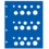 Safe TOPset  coin sheets for  ATS coin set