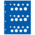 Safe, TOPset, Blätter (4 Ringe)  FRF-Münzsätze ohne Kapseln (3 Sätze)  Transp/blauem Hintergrundblatt - Abm: 185x230 mm. ■ pro Stk.