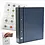 Compact A4, Album (4 rings) for Capsules 50 x 50 mm. Incl. 2 sheets - Blue - dim: 275 x 320 x 70 mm.
