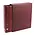 Safe, Compact A4, Album (4 anneaux)  pour Capsules 50x50 mm.  Incl. 2 feuilles - Rouge vin - dim: 275x320x70 mm. ■ par pc.