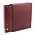 Safe, Compact A4, Album (4 rings)  for Capsules 50x50 mm.  Incl. 2 sheets - Wine Red - dim: 275x320x70 mm. ■ per pc.