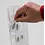 Compact A4, Sheets (4 rings) for Capsules 50 x 50 mm. (20 pcs.) Transparent - dim: 242 x 298 mm.