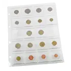 Safe, Compact A4, Feuilles (4 anneaux)  pour Capsules 50x50 mm. (20 pcs.)  Transparent - dim: 242x298 mm. ■ par 2 pcs.