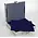 Safe, Case, Alu - suitable for:   2 Euro coins without capsules (210 pcs.)  dim: 260x155x70 mm. ■ per pc.