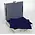Safe, Koffer, Alu - geeignet für:   2 Euro-Münzen in Kapseln (180 Stk.)  Abm: 260x155x70 mm. ■ pro Stk.