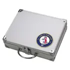 Safe, Case, Alu - featuring an emblem of Great Britain - without content - dim: 250x215x70 mm. ■ per pc.