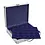 Case, Alu - featuring an emblem of Sweden - without content - dim: 250 x 215 x 70 mm.