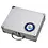 Case, Alu - featuring an emblem of Sweden - without content - dim: 250 x 215 x 70 mm.