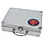 Case, Alu - featuring an emblem of France - without content - dim: 250 x 215 x 70 mm.