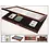 Presentation Display, Premium - for Slabs capsules 60 x 85 mm. (8 pc.) Mahogany color with blue interior - dim: 375 x 260 x 30 mm.