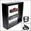 Floating frame, 3D - Black - dim: 305 x 305 x 25 mm.