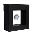 Safe, Cadre flottant, 3D - Noir - dim: 100x100x25 mm. ■ par pc.