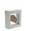 Cadre flottant, 3D - Blanc - dim: 130 x 130 x 25 mm.