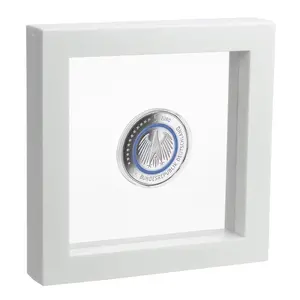 Floating Frame, Clip - White - dim: 130 x 130 x 25 mm.
