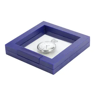 Schweberahmen, Clip - Blau - Abm: 130 x 130 x 25 mm.