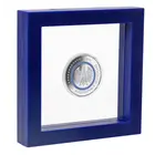 Safe, Zwevend frame, Clip -  Blauw - afm: 130x130x25 mm. ■ per st.