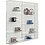 Acrylic, Display case with sliding door, Model A - Fully assembled - dim: 500 x 110 x 500 mm.