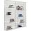 Acrylic, Display case with sliding door, model B - Fully assembled - dim: 600 x 110 x 600 mm.