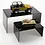 Acrylic, Presentation Bridge - Black - dim: 360 x 200 x 175 mm.