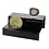 Acrylic, Presentation stairs, with 2 levels - Black - dim: 300 x 230 x 125 mm.