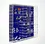 Acrylic, Display case, model B/C - Back panel - Blue - dim: 590 x 590 mm.