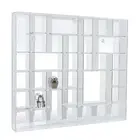 Safe, Acrylic, Display case with sliding door, Mini - 34 compartments - Transparent - dim: 450x45x400 mm. ■ per pc.