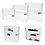 Acryl, Vitrine met afsluitbare draaideur - model D - afm: 240 x 60 x 240 mm.