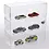 Acryl, Vitrine met afsluitbare draaideur - model F - afm: 400 x 110 x 400 mm.