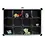 Presentation Display, Alu - Compact - 12 compartments (65 x 58 mm.) Blue interior - dim: 295 x 190 x 45 mm.