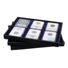 Safe, Tableau, Nova Deluxe Combi  - voor Coin-cards/Goudbaar-blisters 85x54 mm. (6 st.)  Zwart - afm: 245x200x35 mm. ■ per st.