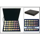 Safe, Presentation case, Nova Deluxe UNO -  for Euro coin sets without capsules (5 sets)  Black - dim: 245x200x35 mm. ■ per pc.