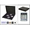Presentation case, Nova Deluxe UNO - for Capsules 50 x 50 mm. (12 pc.) Black - dim: 245 x 200 x 35 mm.