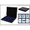 Presentation case, Nova Deluxe UNO - for Coin Cards 85 x 54 mm. (6 pc.) Black - dim: 245 x 200 x 35 mm.