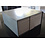BEBA Maxi, Cabinet suitable for 10 drawers (9 mm.) without content - Gray - dim: 298 x 298 x 139 mm.
