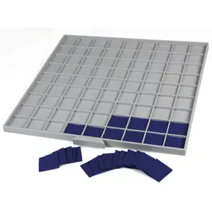 BEBA Maxi, Vilt - Blauw - 25 vaks indeling (55 x 55 mm.)